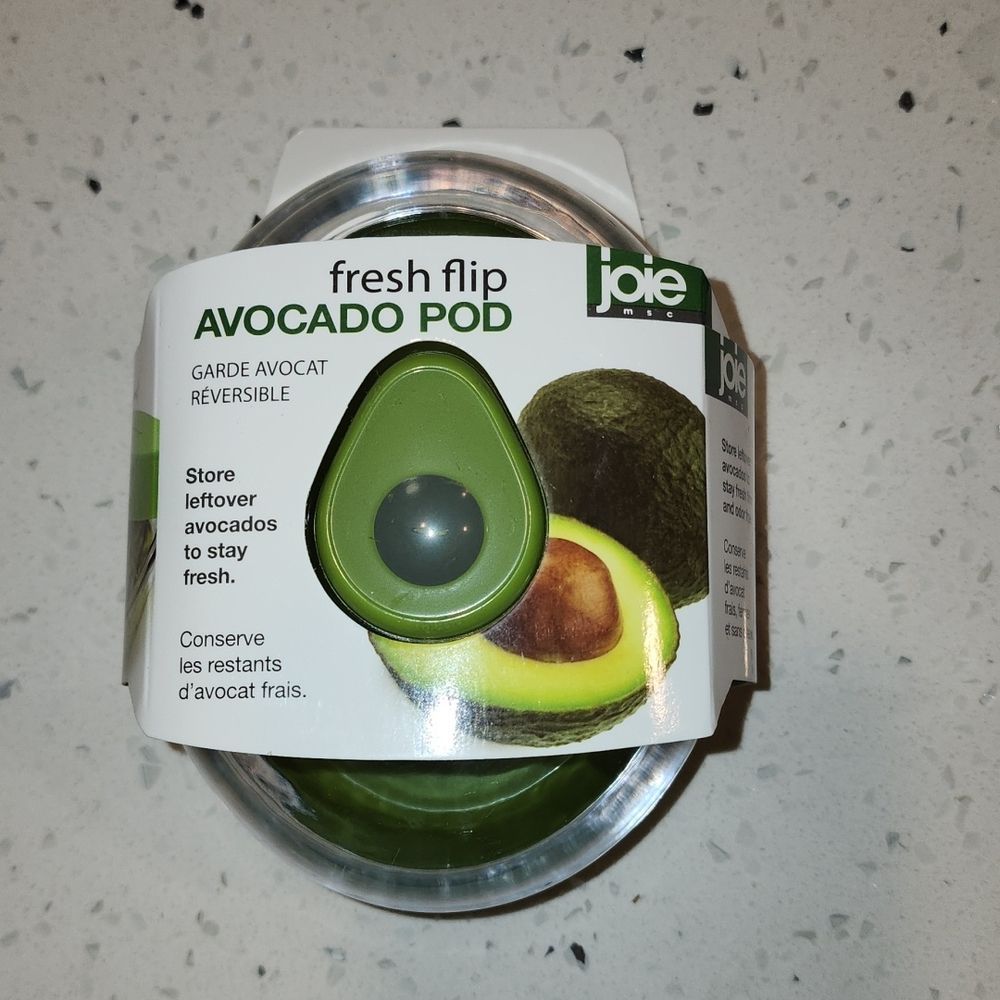Plastic avocado pod